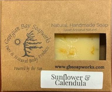 Georgian Bay Soapworks Sunflower and Calendula Soap